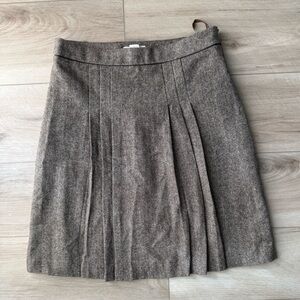 Banana Republic Wool Blend Pleated Skirt – Size 4